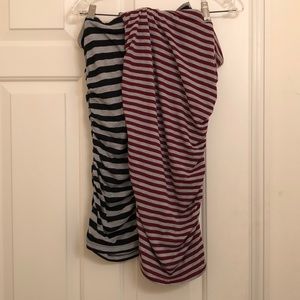 2 Striped Tube Tops